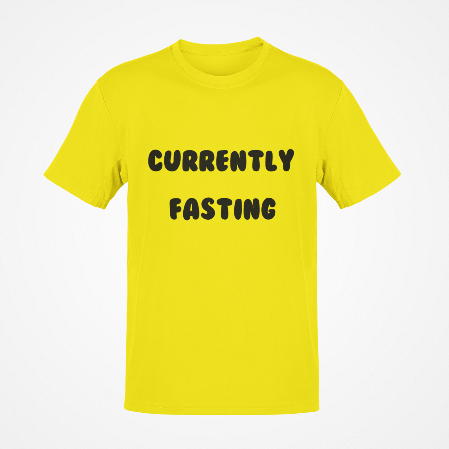 Currently Fasting (Black Text) T-Shirt