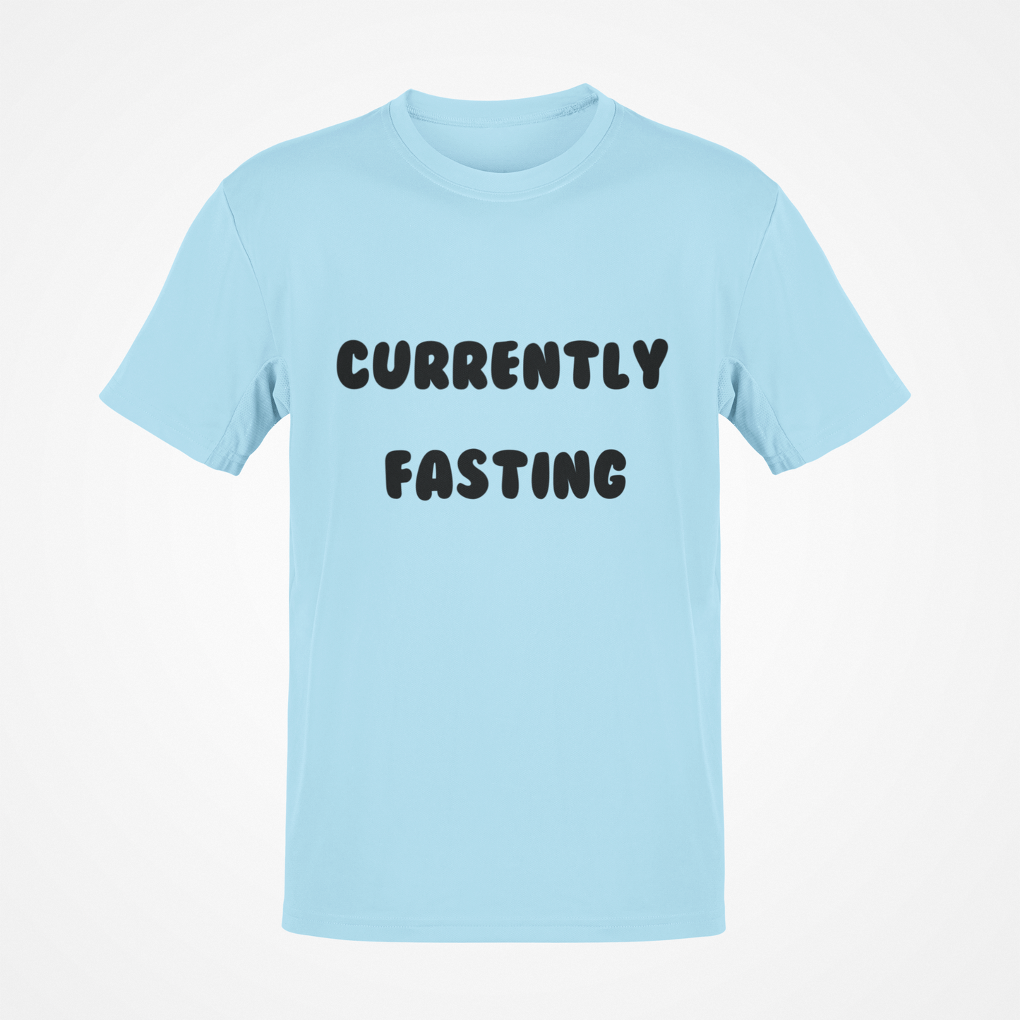 Currently Fasting (Black Text) T-Shirt