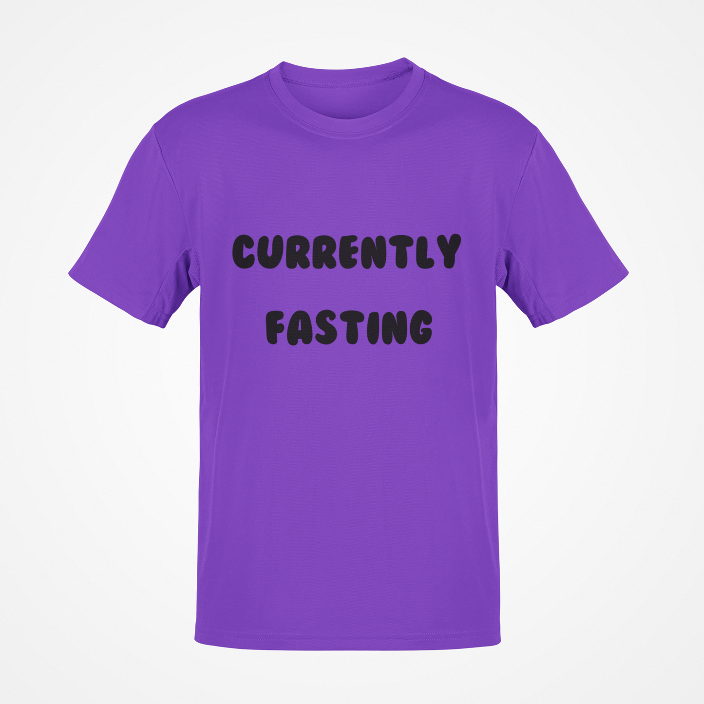 Currently Fasting (Black Text) T-Shirt