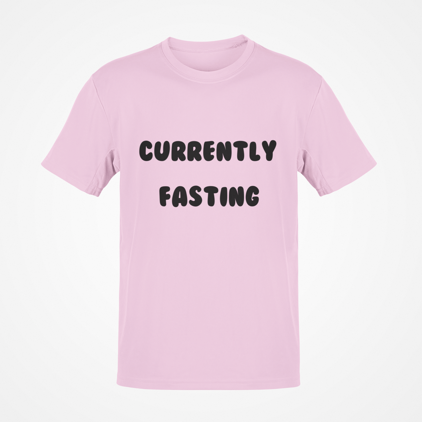 Currently Fasting (Black Text) T-Shirt