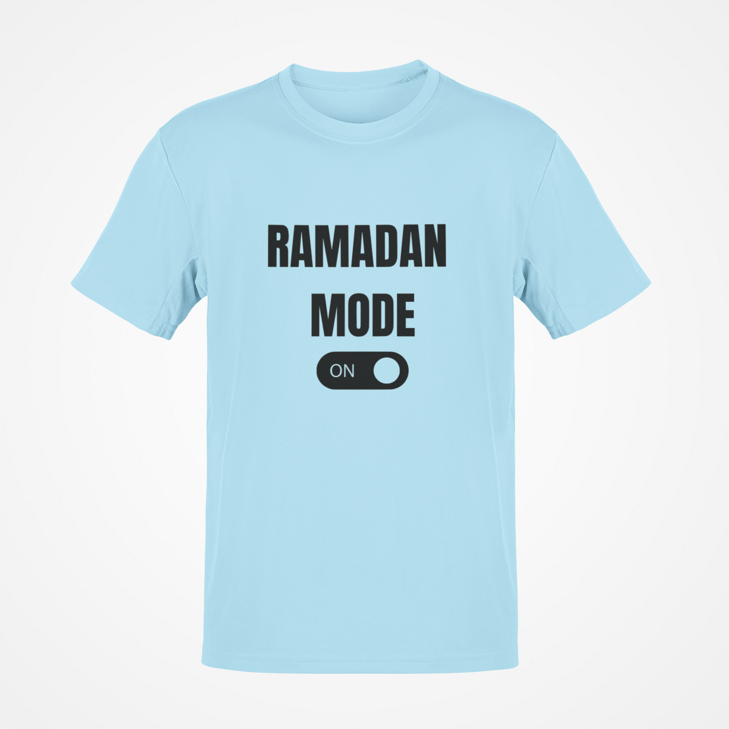 Ramadan Mode On (Black Text) T-Shirt