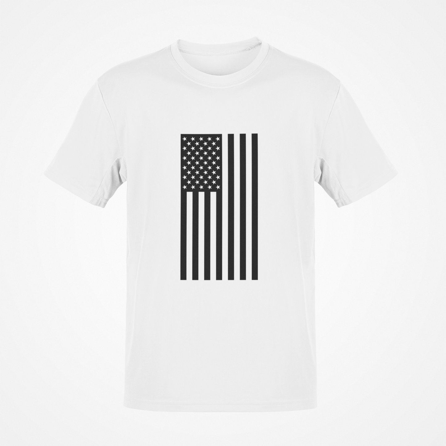 American Flag (Black Vertical) T-Shirt