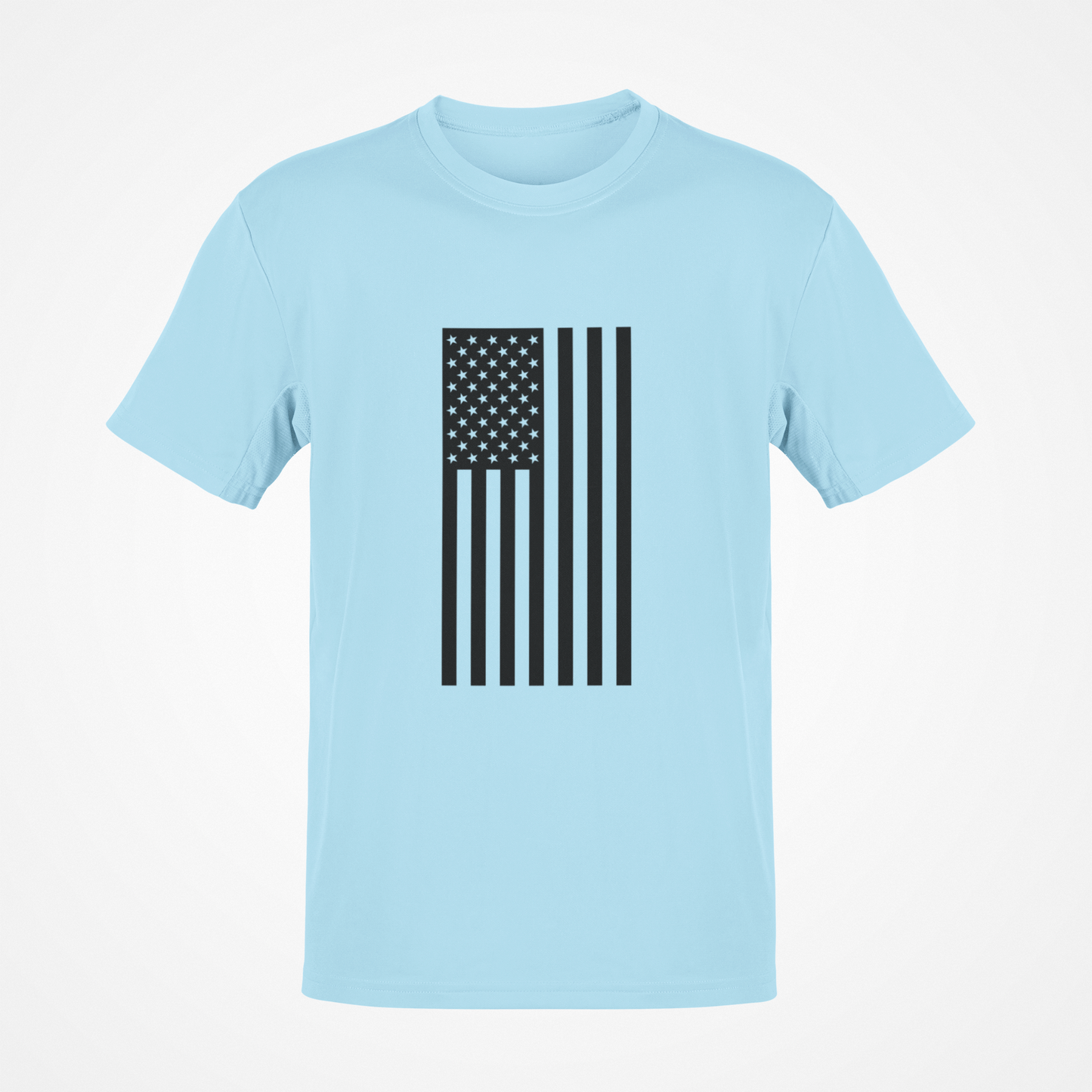 American Flag (Black Vertical) T-Shirt