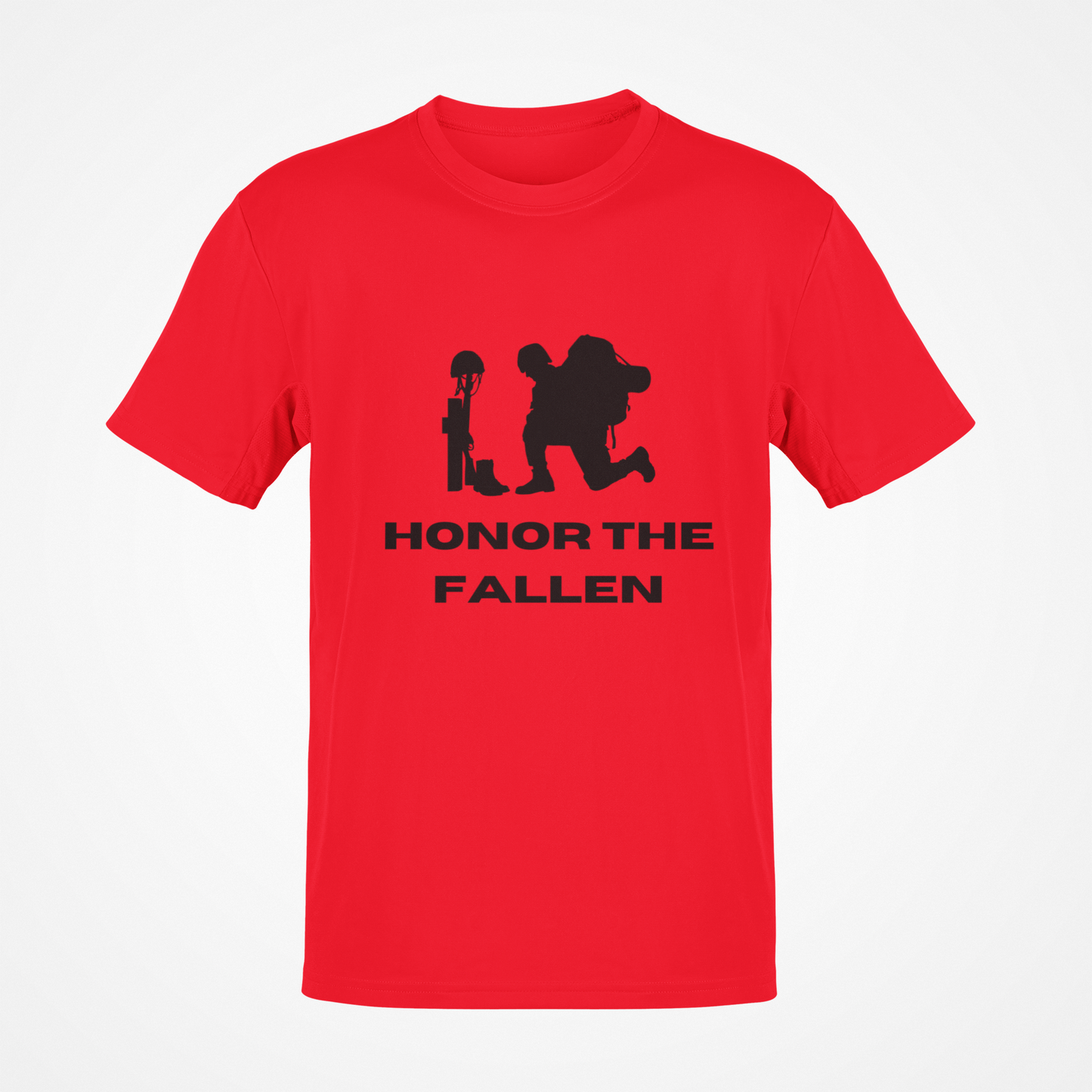 Honor The Fallen (Black Text) T-Shirt