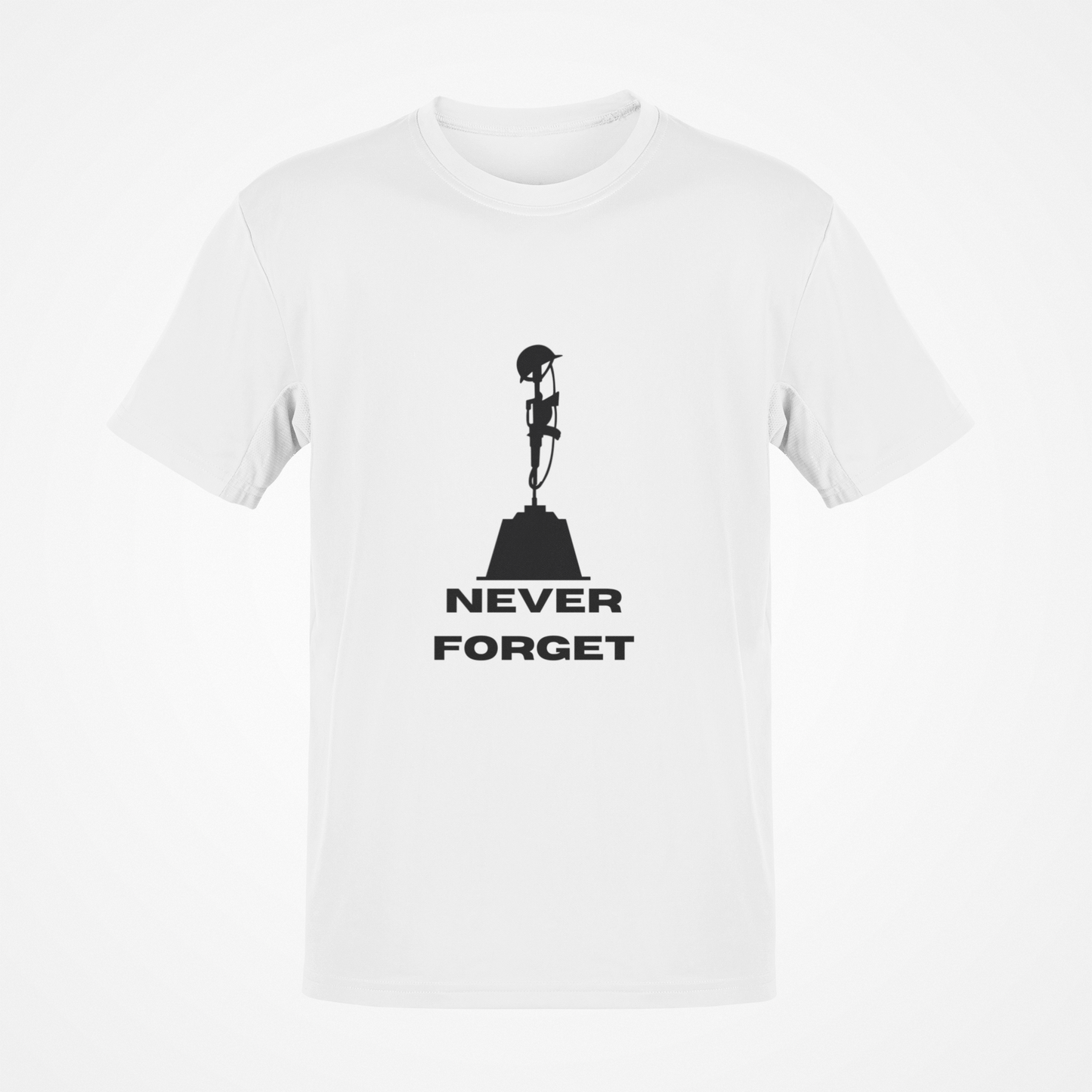 Never Forget (Black Text) T-Shirt