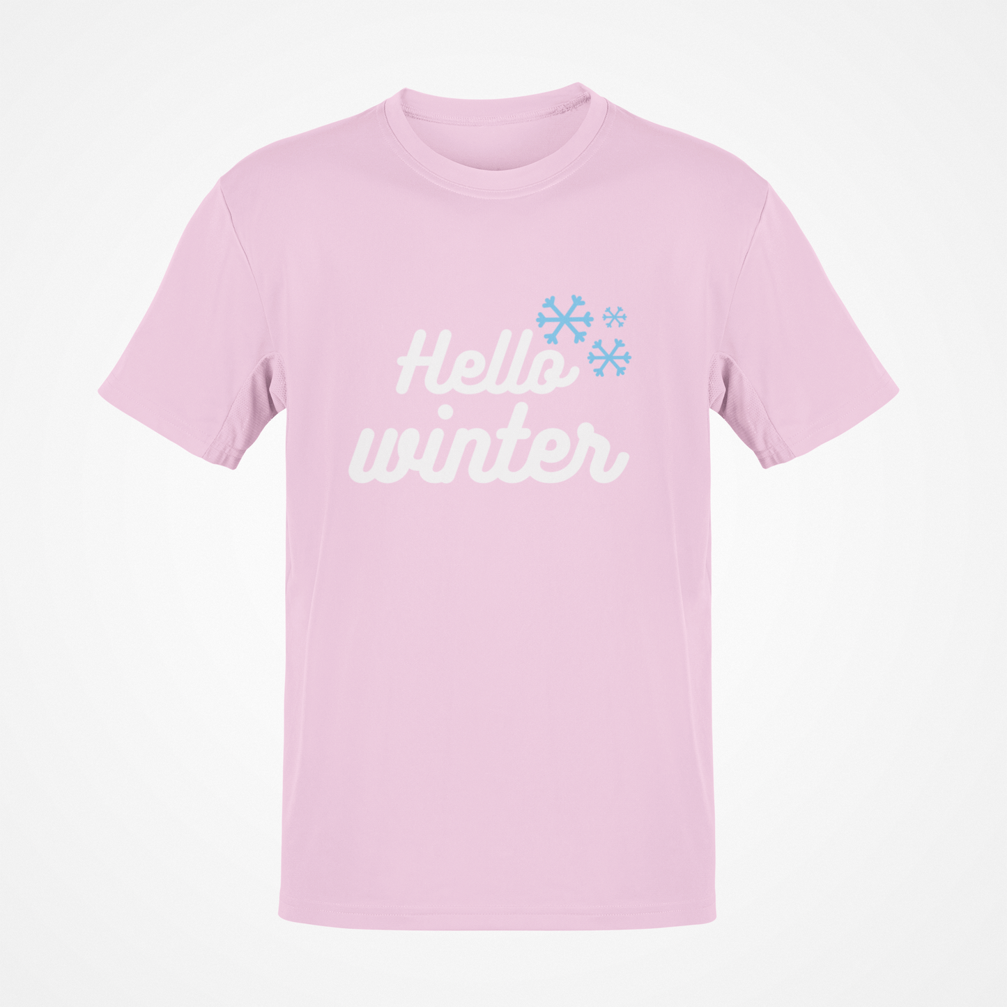 Camiseta Hello Winter (texto blanco)