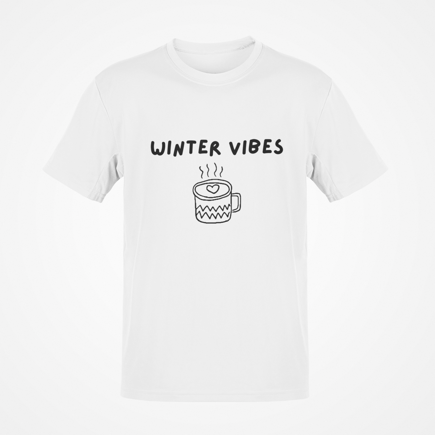 Camiseta Winter Vibes (texto negro)