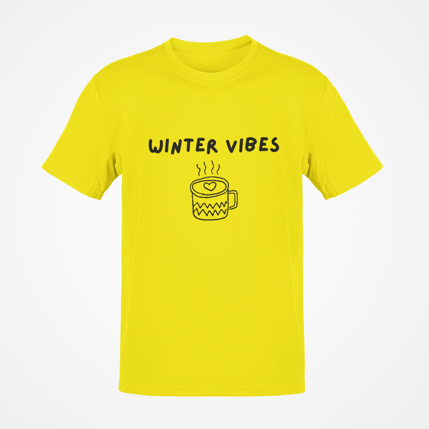 Camiseta Winter Vibes (texto negro)