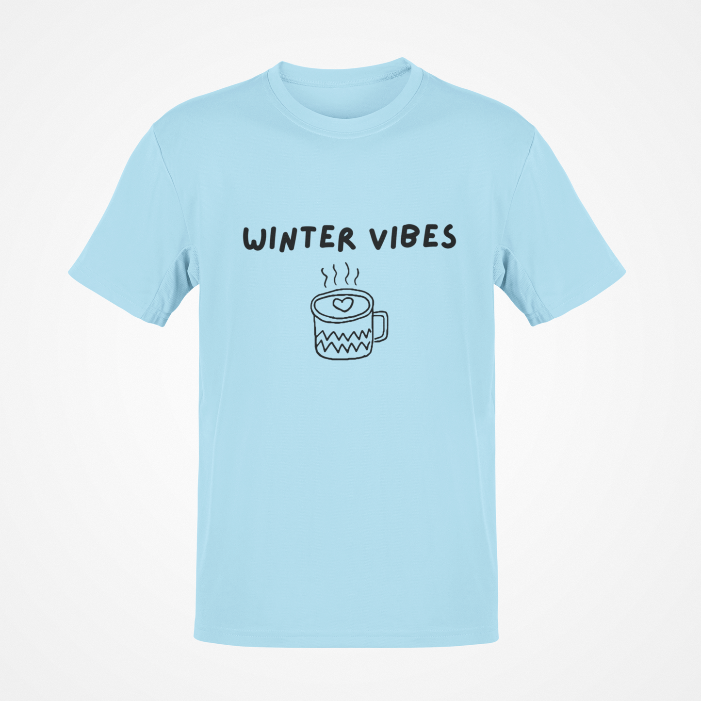 Camiseta Winter Vibes (texto negro)