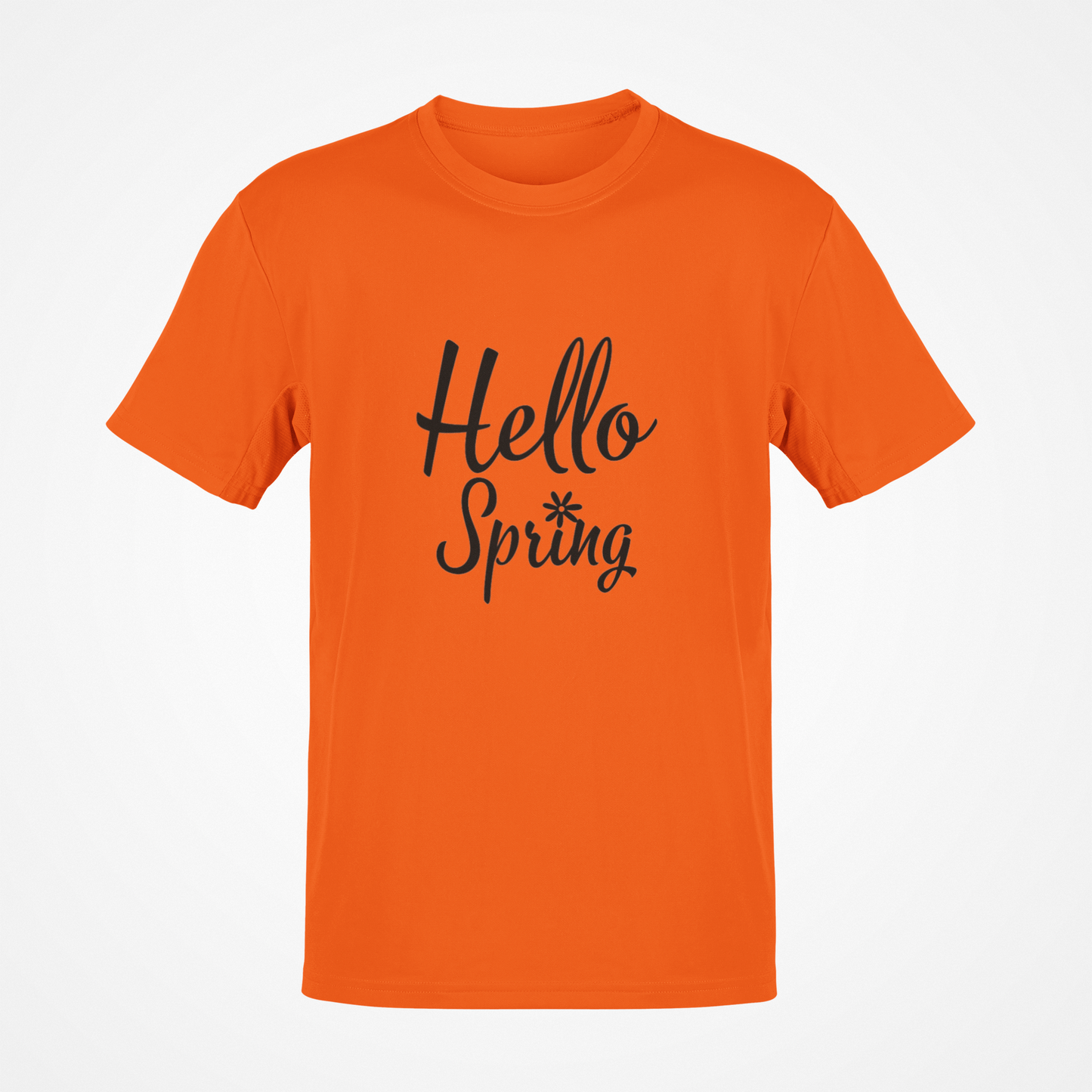 Hello Spring (Black Text) T-Shirt