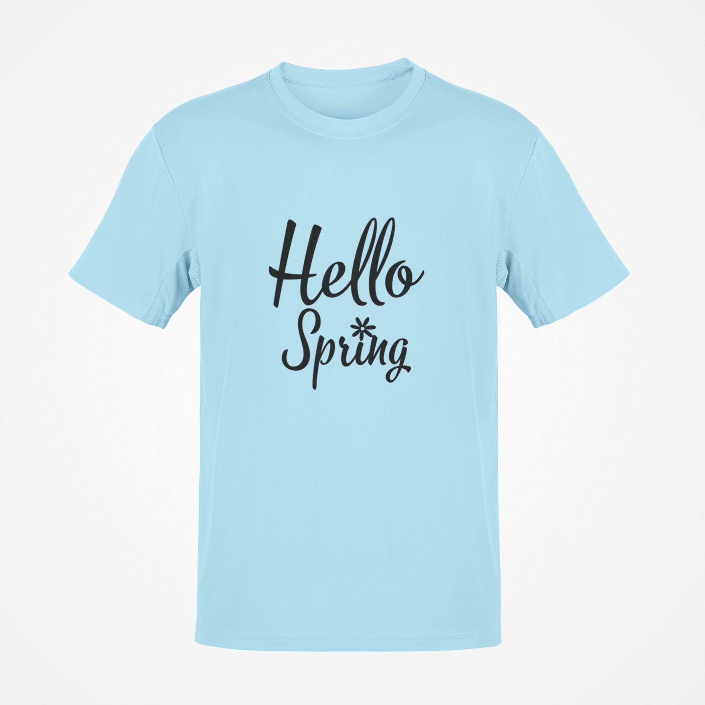 Hello Spring (Black Text) T-Shirt