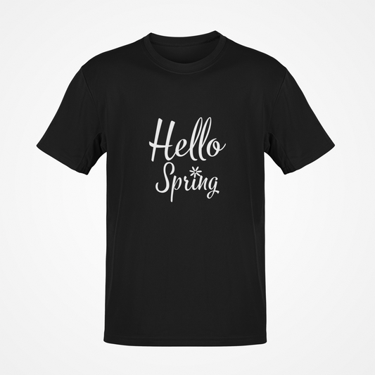 Hello Spring (White Text) T-Shirt