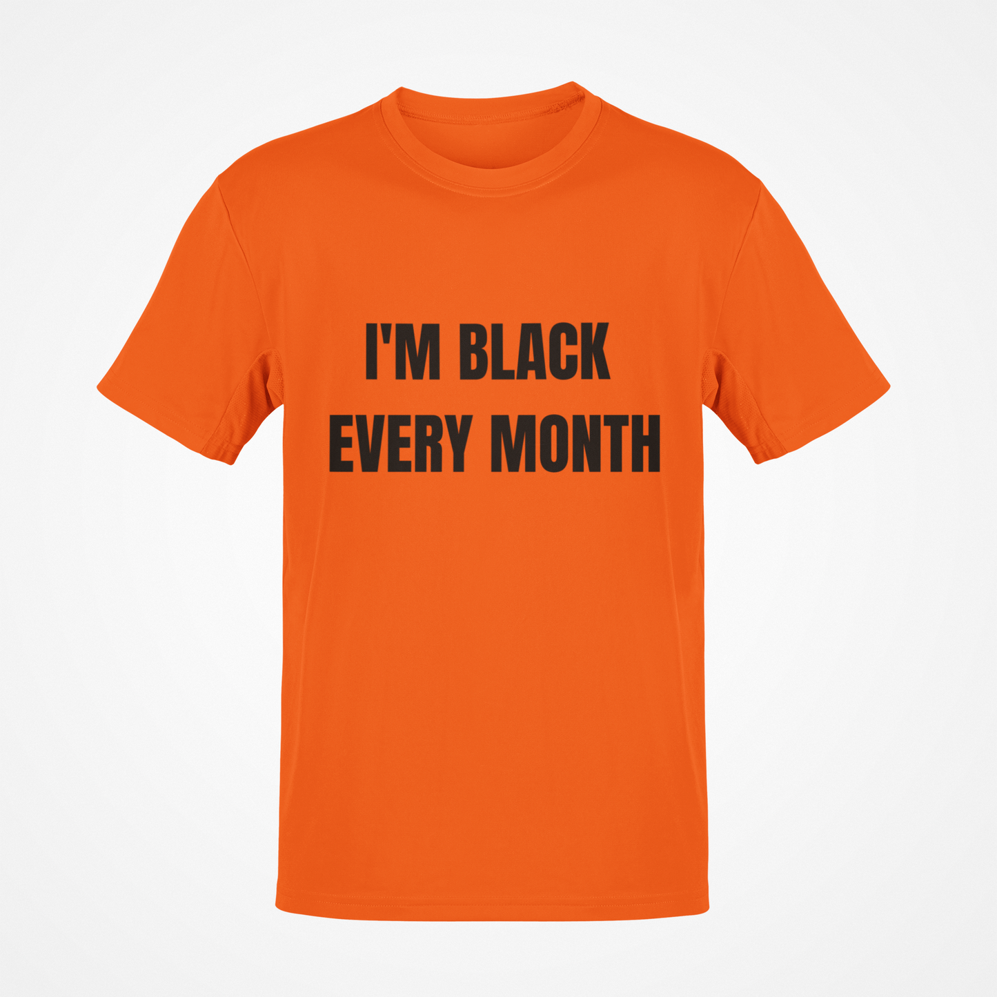 Soy negro todos los meses camiseta