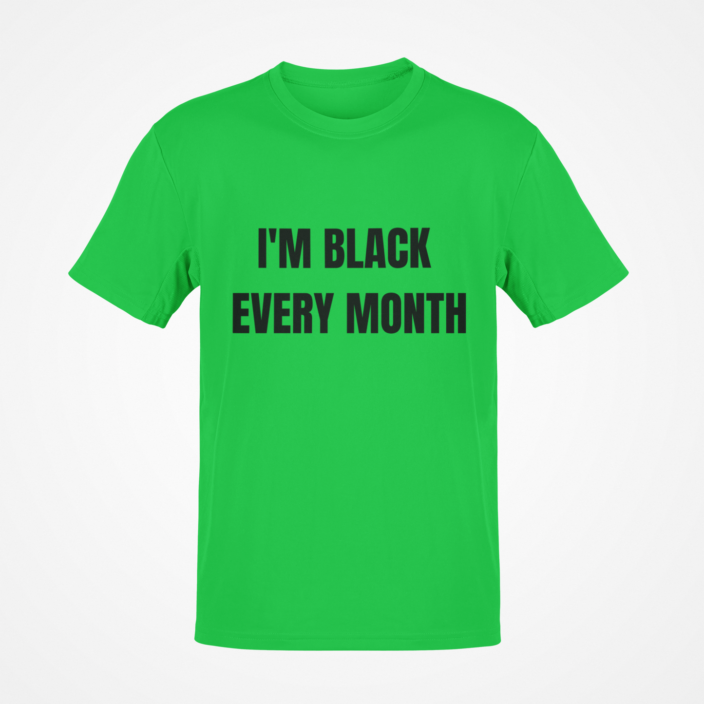 Soy negro todos los meses camiseta