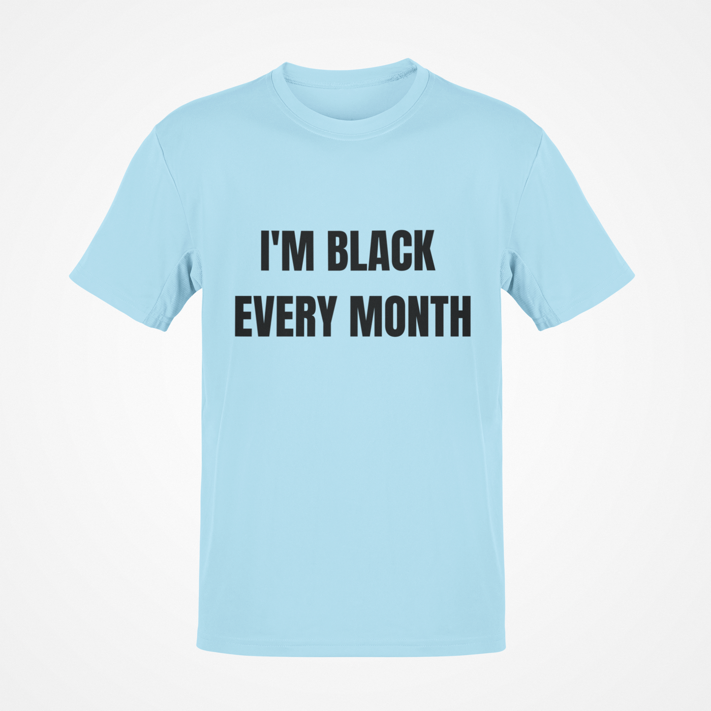 Soy negro todos los meses camiseta