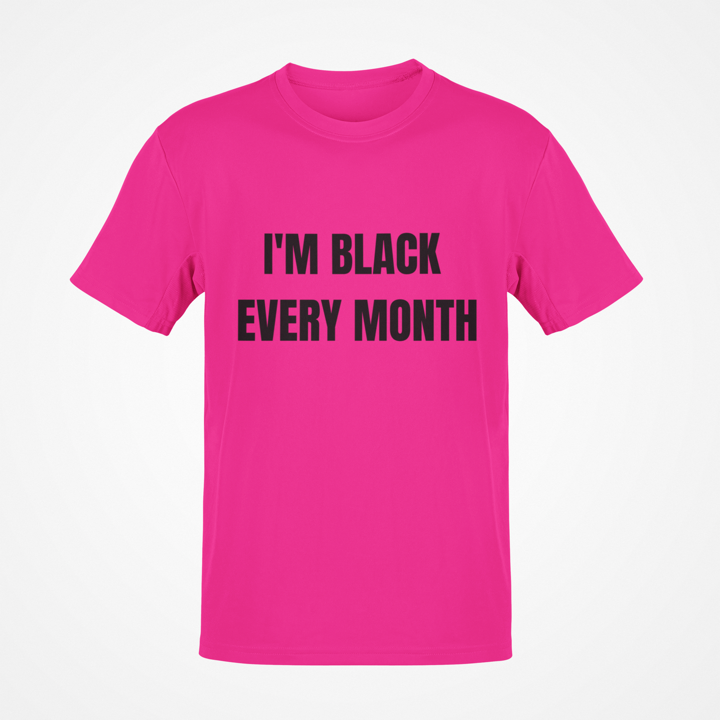 Soy negro todos los meses camiseta