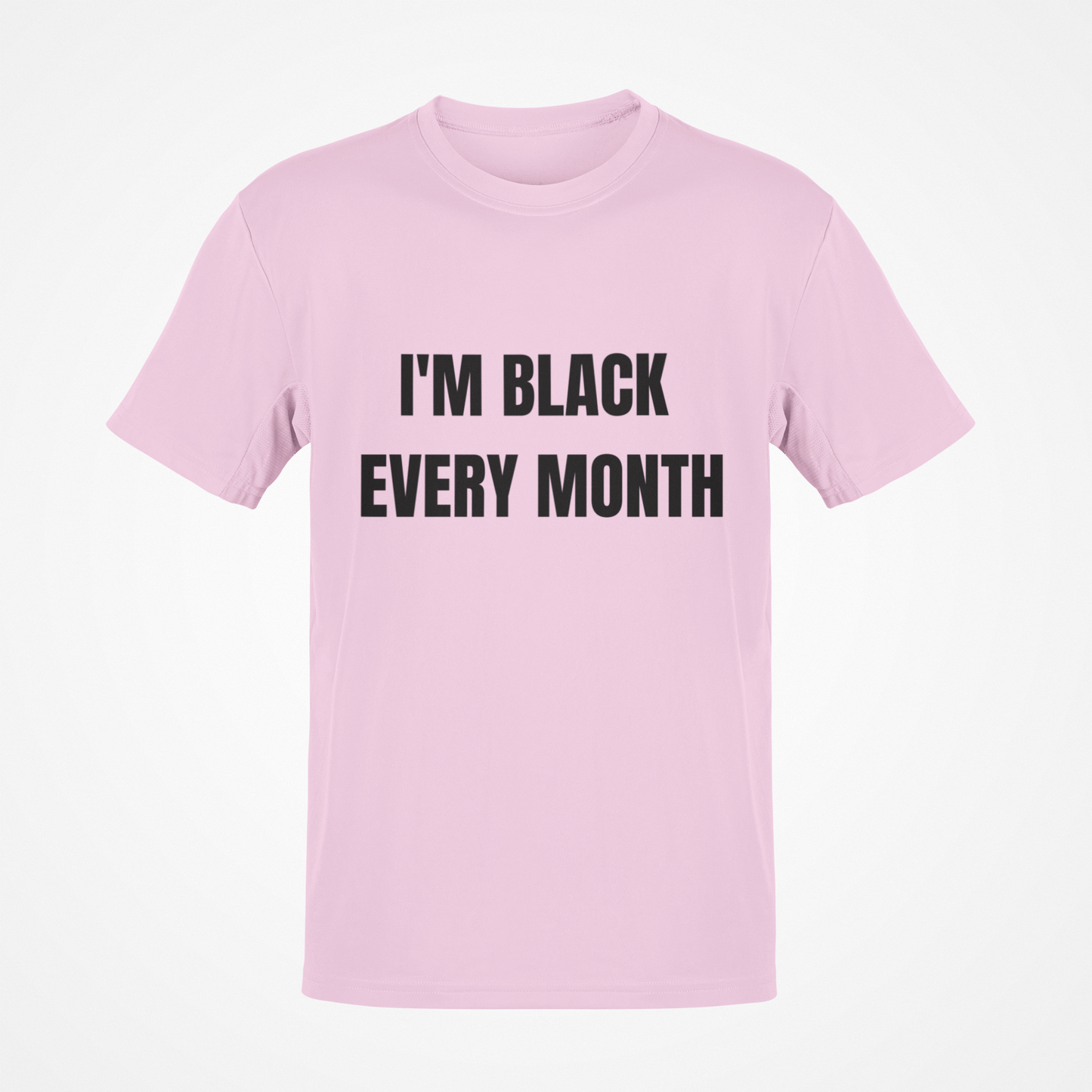 Soy negro todos los meses camiseta