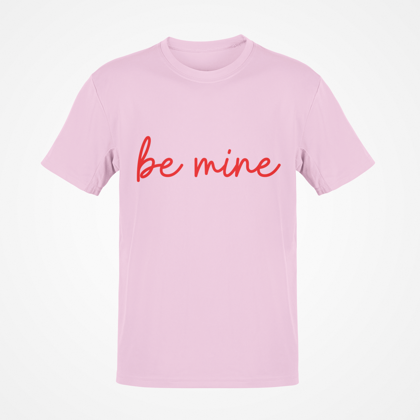 Camiseta Be Mine (texto rojo)