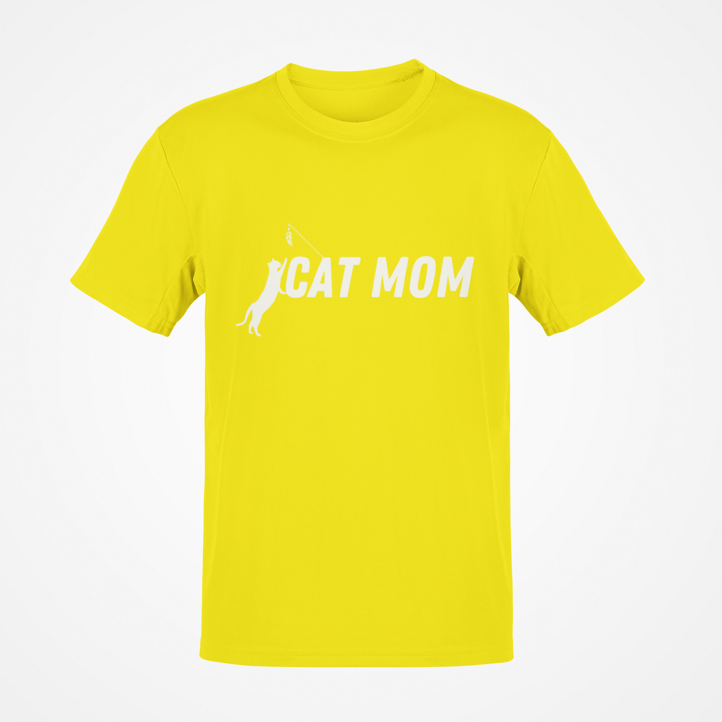 Cat Mom (Playing White Cat) T-Shirt