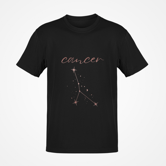 Cancer Zodiac Sign (Rose Gold) T-Shirt