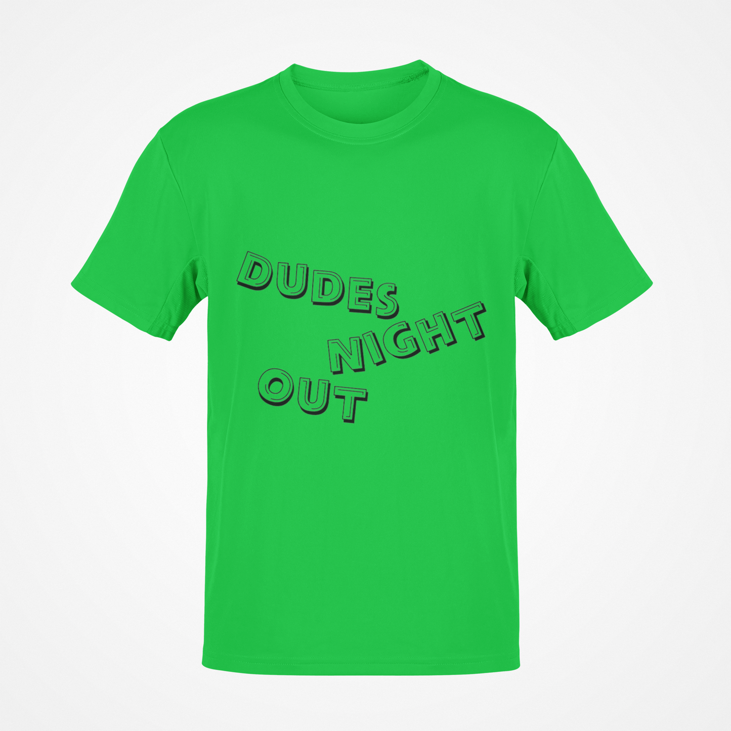 Camiseta Dudes Night Out (texto negro)