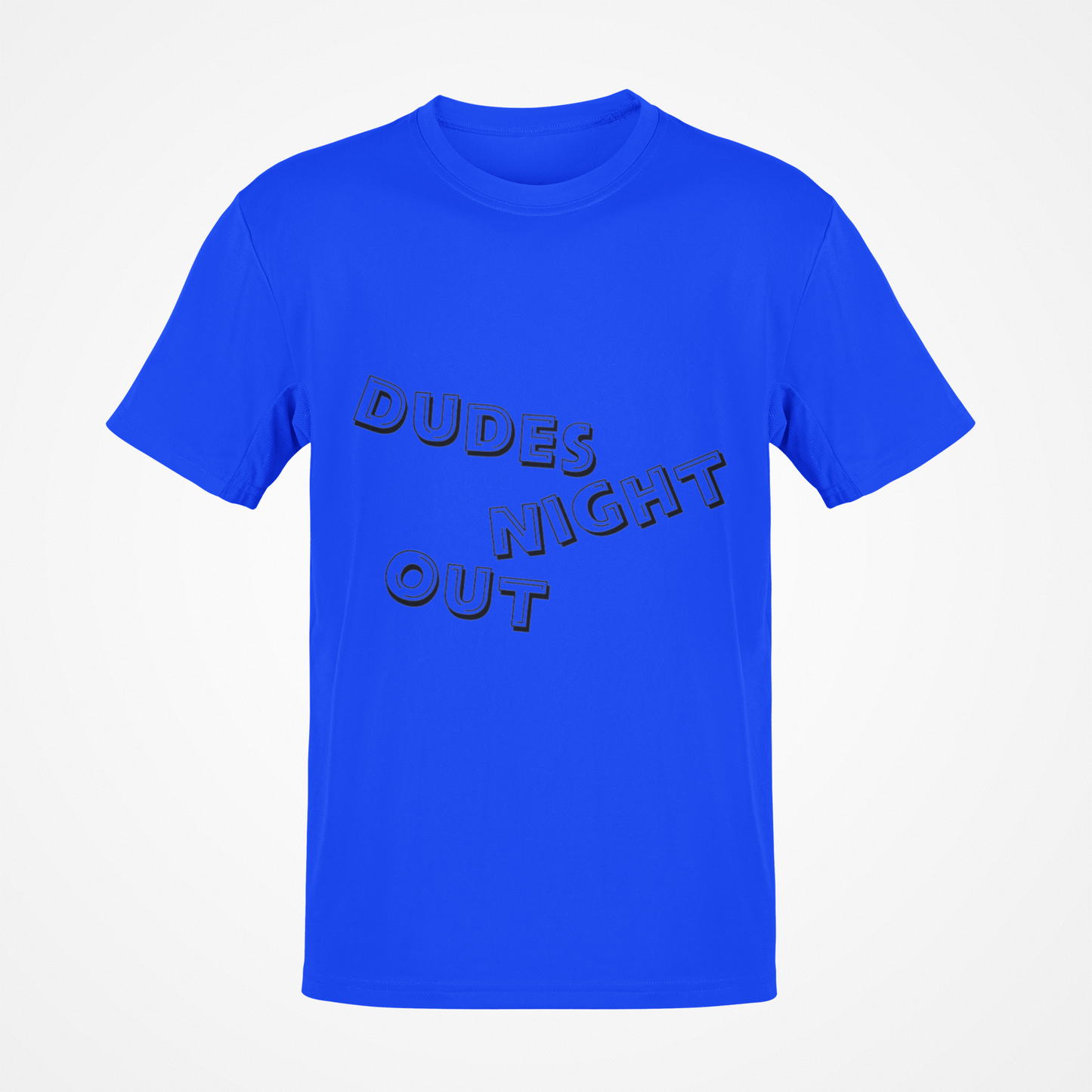 Camiseta Dudes Night Out (texto negro)