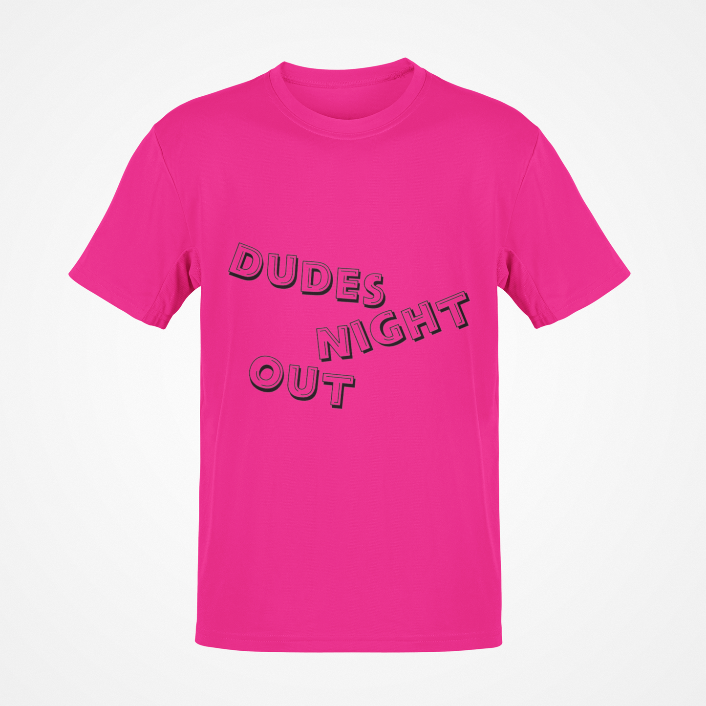 Camiseta Dudes Night Out (texto negro)