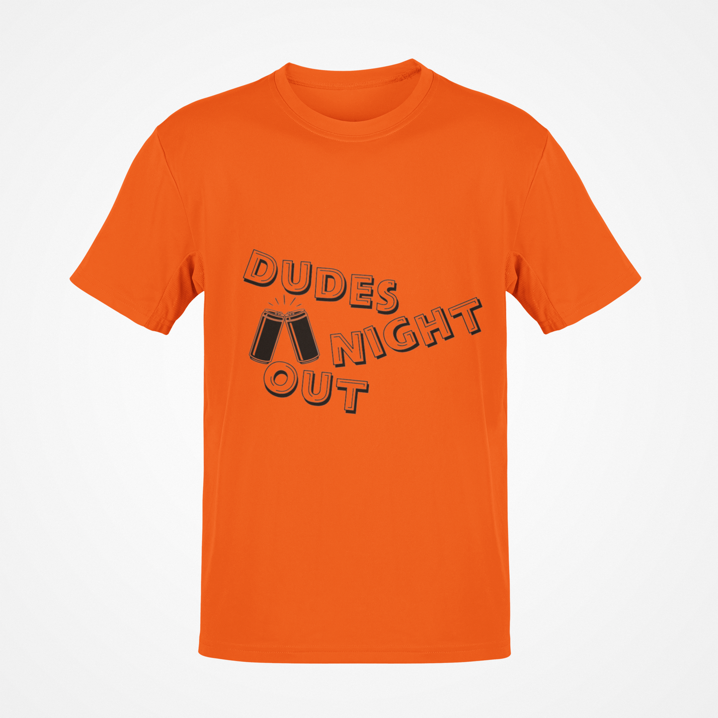 Dudes Night Out Beer (Black Text) T-Shirt