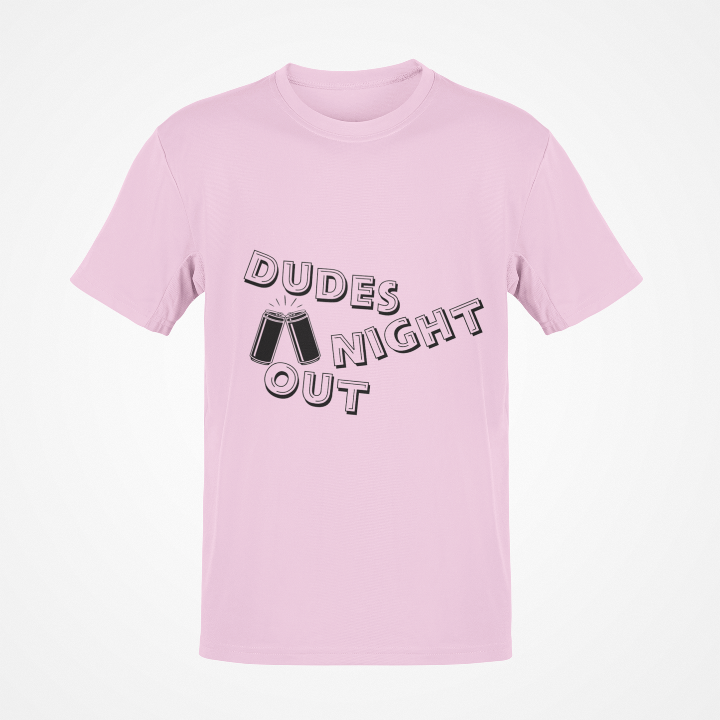 Dudes Night Out Beer (Black Text) T-Shirt