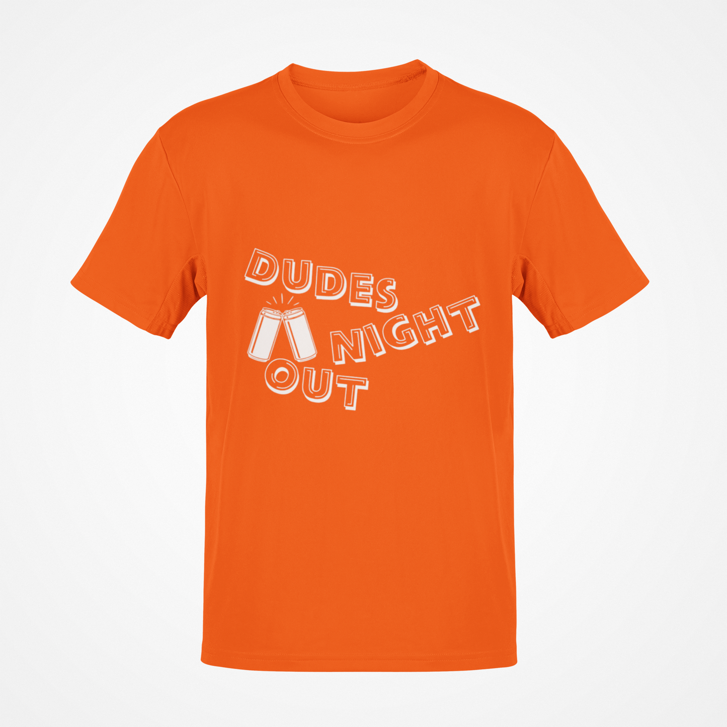 Dudes Night Out Beer (White Text) T-Shirt