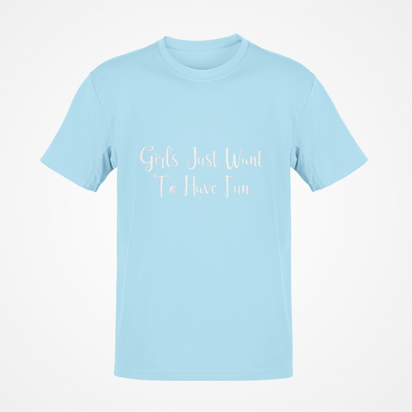 Las chicas solo quieren divertirse (texto en blanco) Camiseta