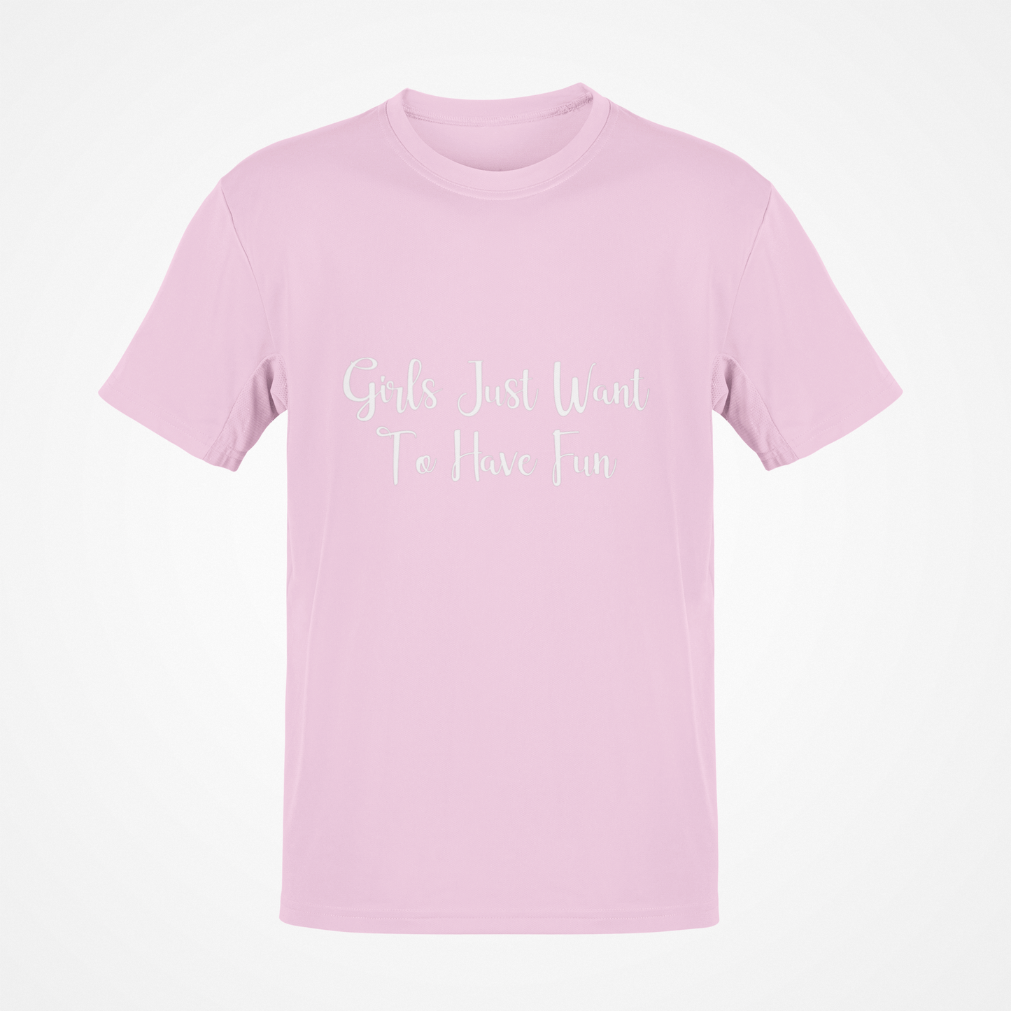 Las chicas solo quieren divertirse (texto en blanco) Camiseta