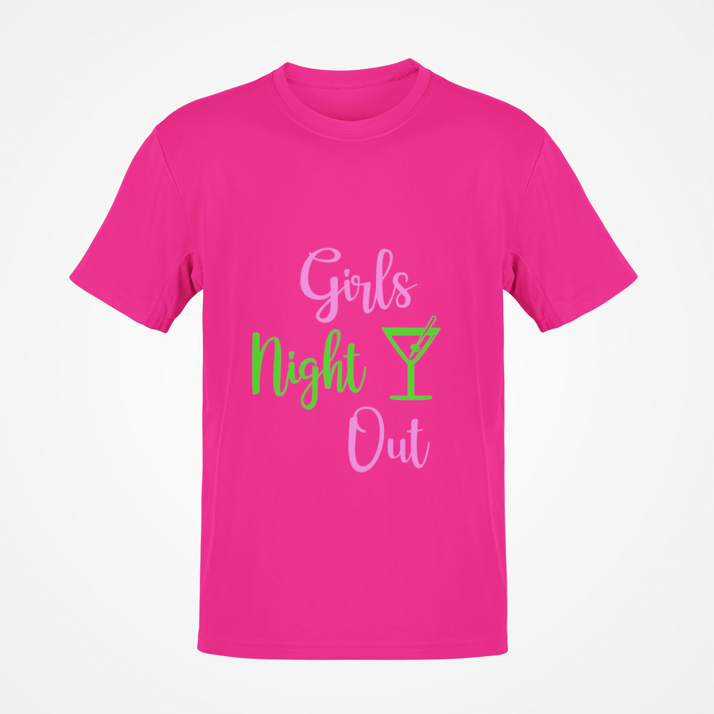 Camiseta Noche de chicas (texto verde)