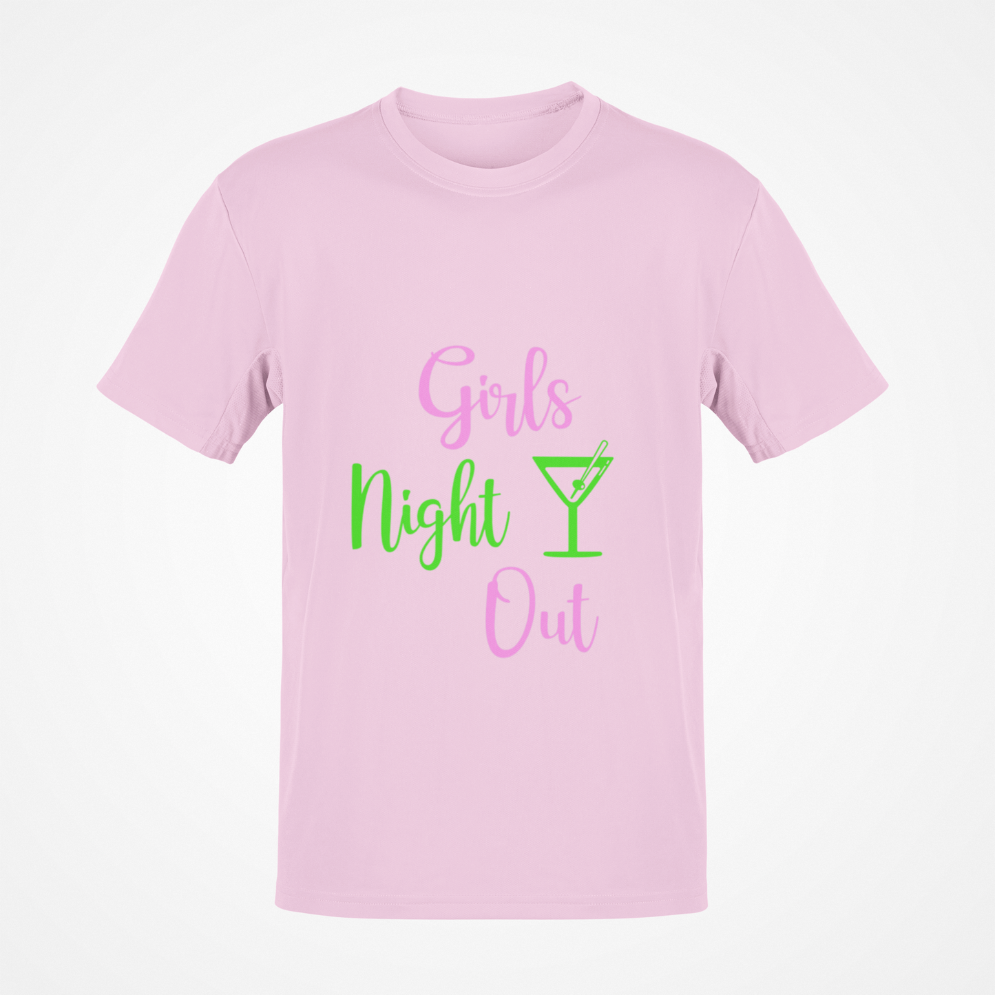 Camiseta Noche de chicas (texto verde)