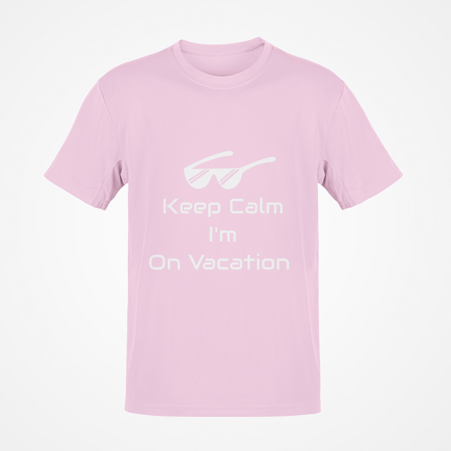 Keep Calm I'm On Vacation (White Text) T-Shirt