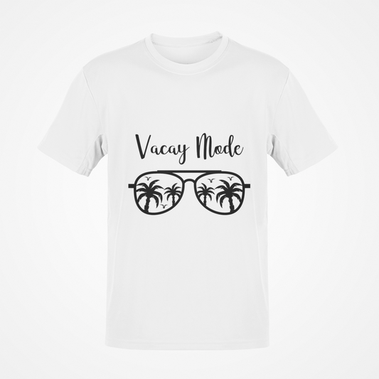 Vacay Mode (Black Text) T-Shirt