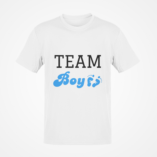 Camiseta Team Boy (texto azul)