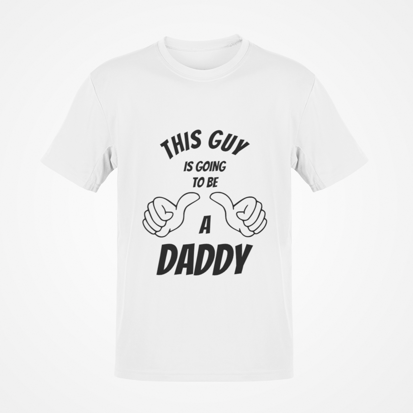 Camiseta Este chico va a ser papá (texto negro)