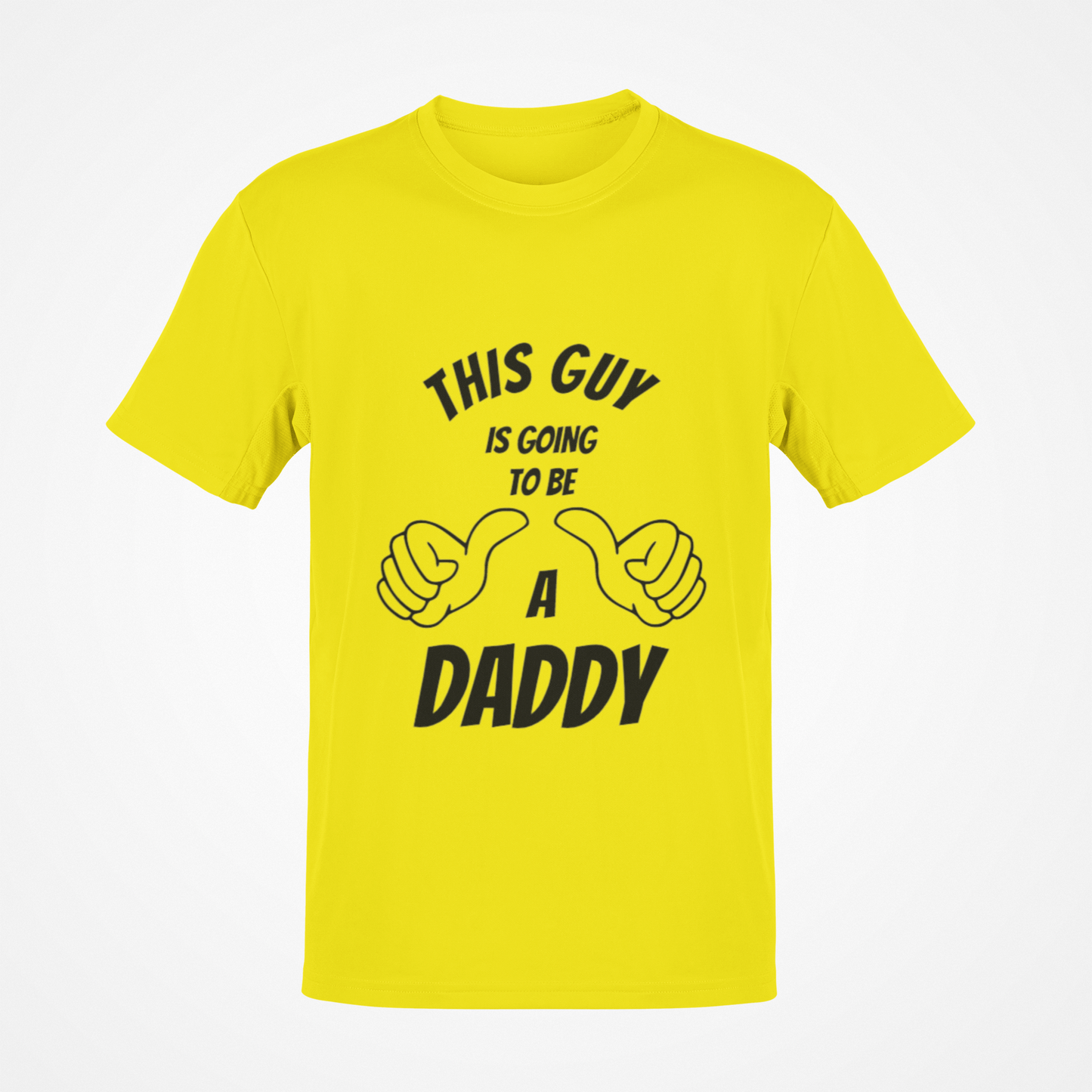 Camiseta Este chico va a ser papá (texto negro)