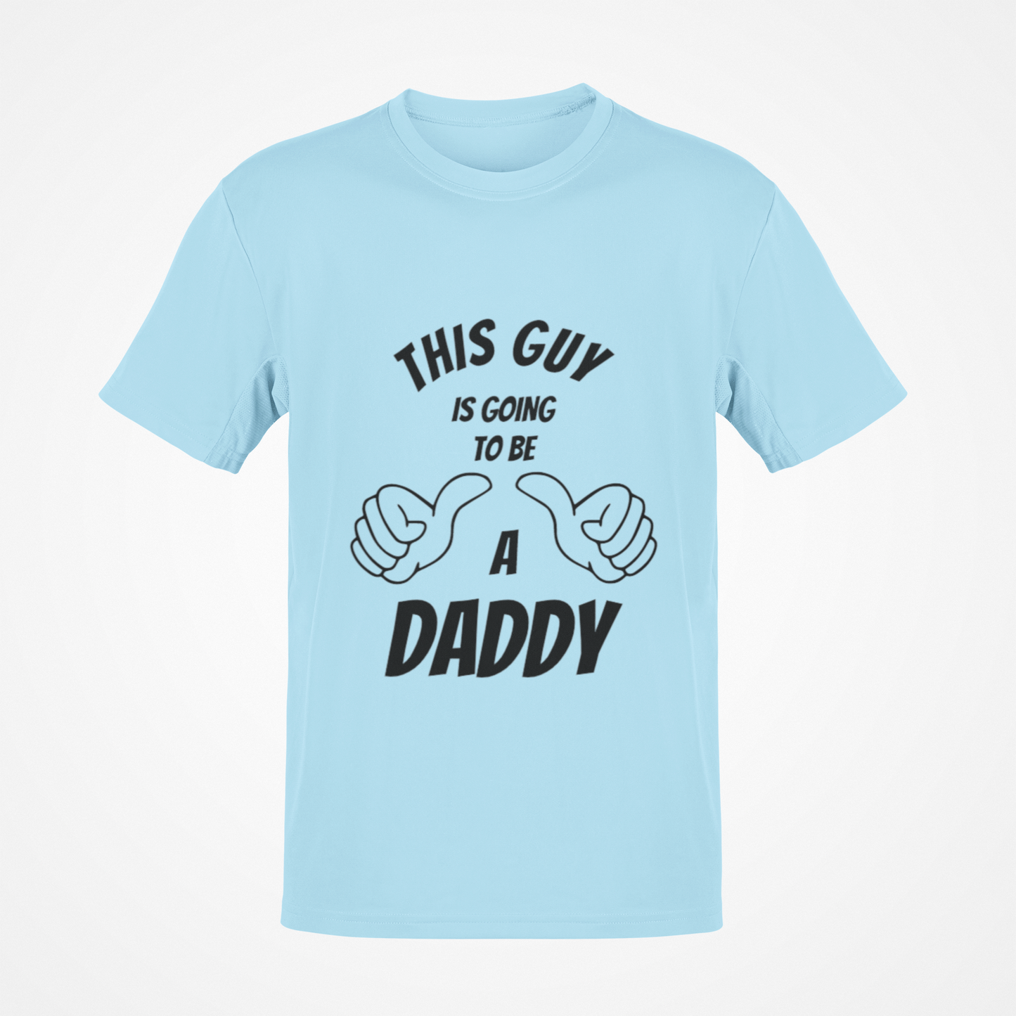 Camiseta Este chico va a ser papá (texto negro)