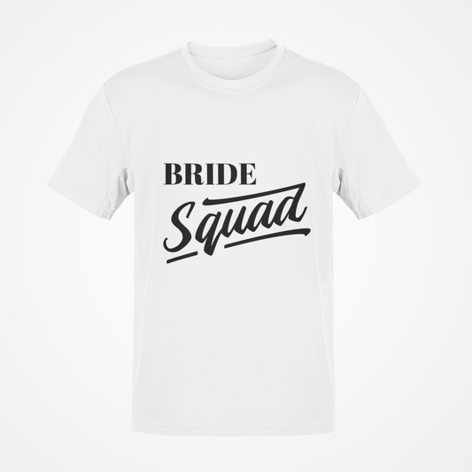 Bride Squad (Black Text) T-Shirt