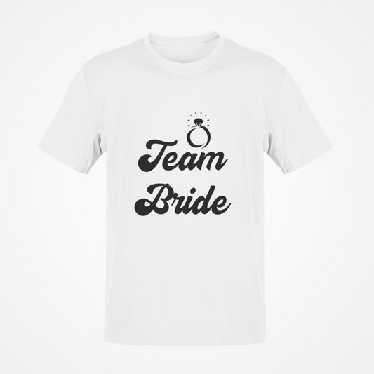Team Bride (Black Text) T-Shirt