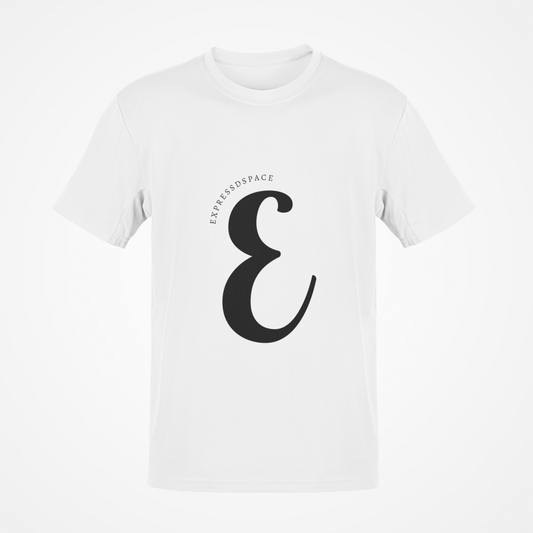 ExpressdSpace Signature Center Logo (Black Text) T-Shirt