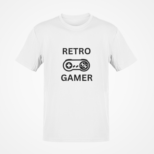 Retro Gamer (Black Text) T-Shirt